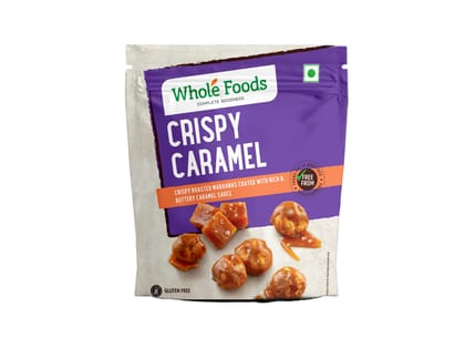 Whole Foods Crispy Roasted Makhanas | Crispy Caramel - 70G