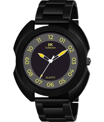 IIK COLLECTION - Black Stainless Steel Analog Men's Watch