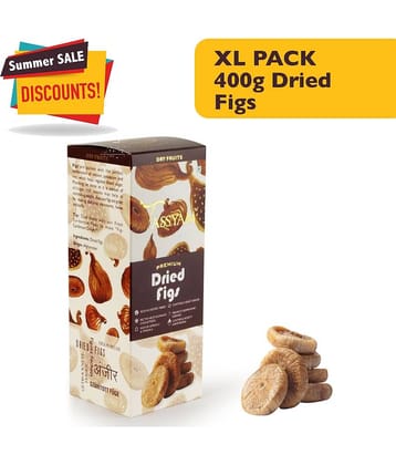 Tassyam Premium Dried Figs 400g  Anjeer | Healthy Dry Fruits  Jumbo Combo
