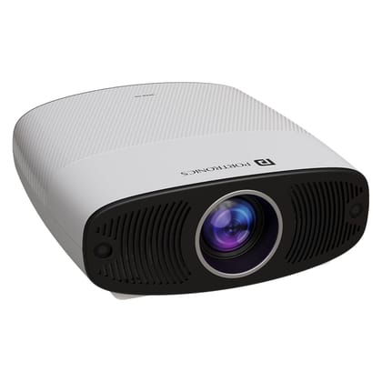 Portronics Beem 530 Smart LED Projector,1080p Full HD,7600 Lumens,Bluetooth & Wi-Fi (White)