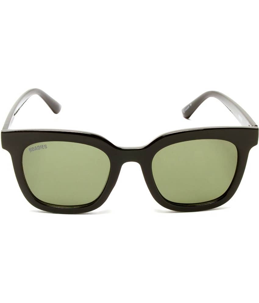 Roadies - Black Square Sunglasses ( Pack of 1 )