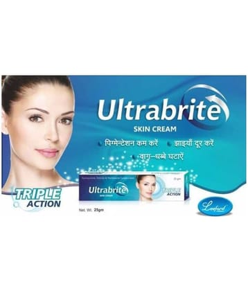 ULTRABRITE SKIN WHITENING CREAM 25 GM (PACK OF 6) Hand Cream 150 g Pack of 6