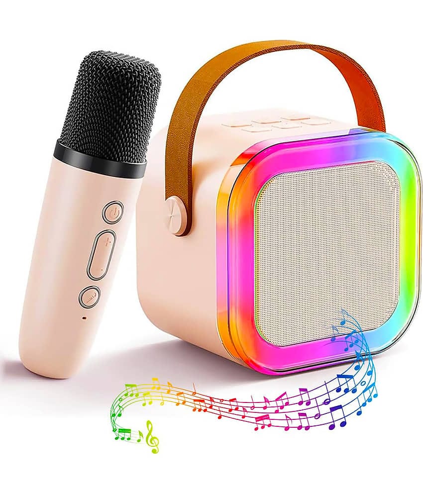 Retailstore Wireless 10 W Bluetooth Speaker Bluetooth v5.0 with USB,SD card Slot,Aux Playback Time 6 hrs Pink