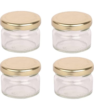 AFAST Airtight Storage  Glass Food Container Set of 4 100 mL