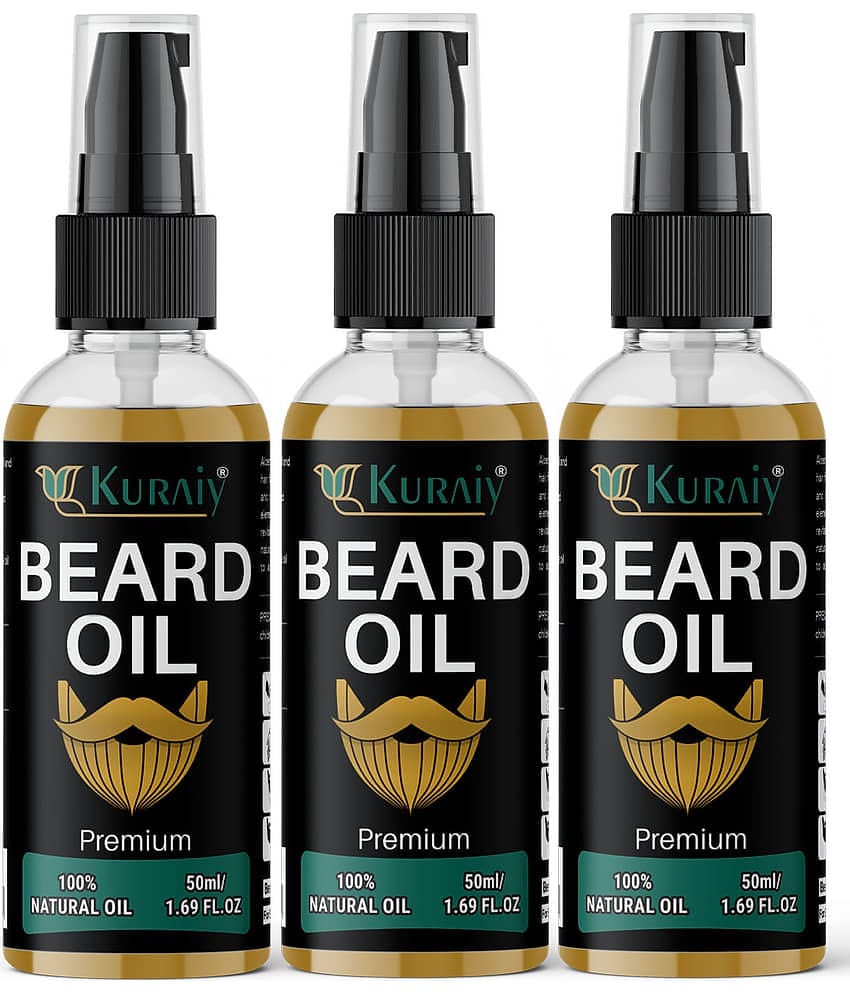 KURAIY Beard Growth Oil 100% Natural Beard Growth Oil Products For Men