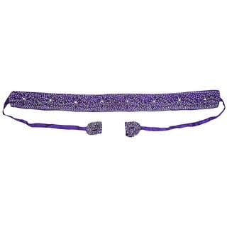 (YES TEN Blue )SATAN Bead Work Belt (Party Belt)