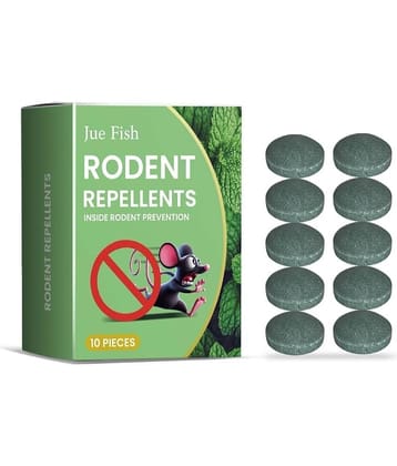 Rat Repellent,Peppermint Oil Mouse and Squirrel Deterrent for Indoor-Outdoor Garage, Rat Poisoning for Inside Home, Natural Repellent to Keep Rodents Out of Car, Rat Controller Pills (1)