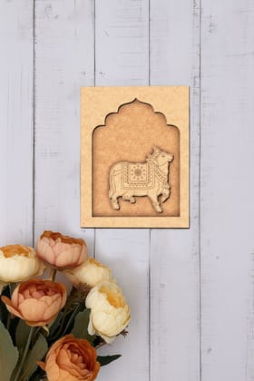 Dbeautify's DIY MDF Decorative Nandi Cow Wall Hanging