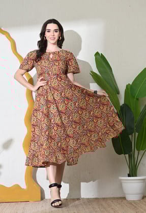 Honey Mustard Dress-S / Mustard