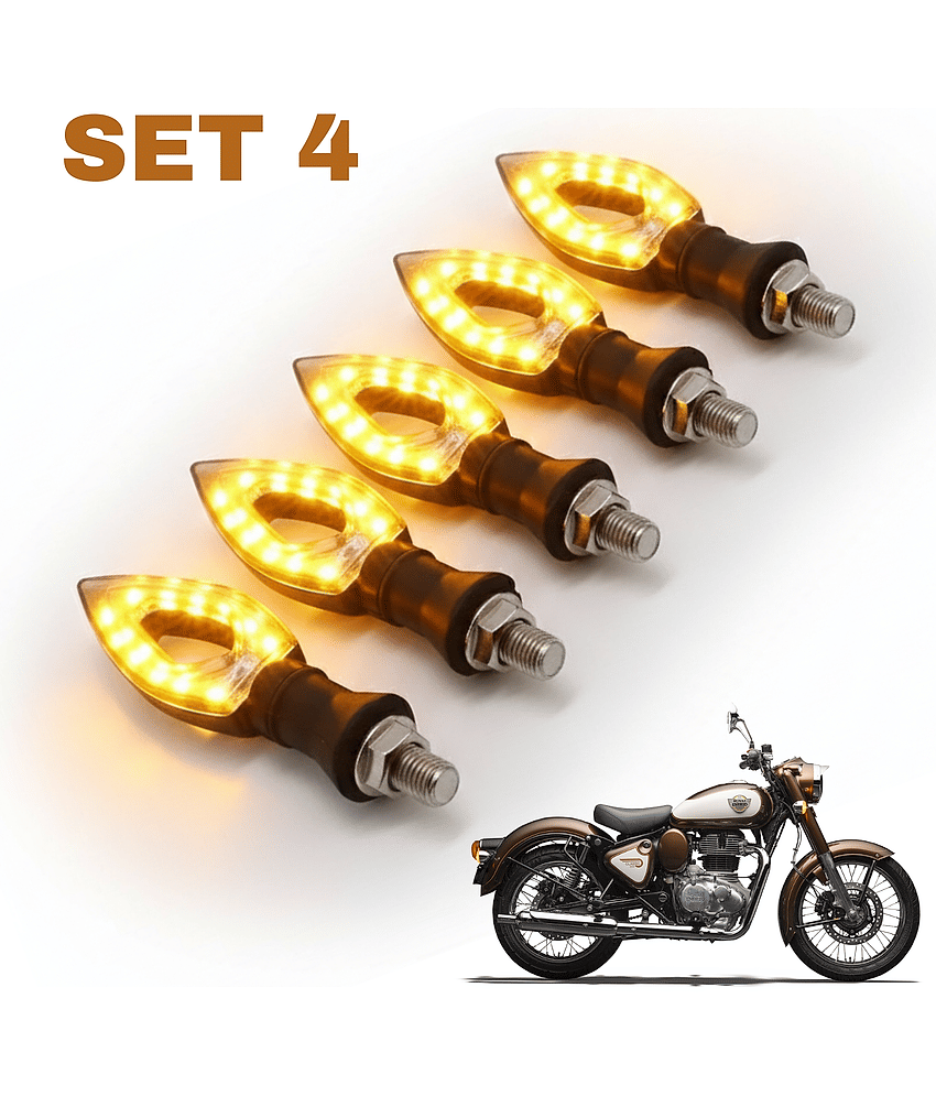 AKSMIT Indicator Light For All Bike Make ( Pack of 4 )