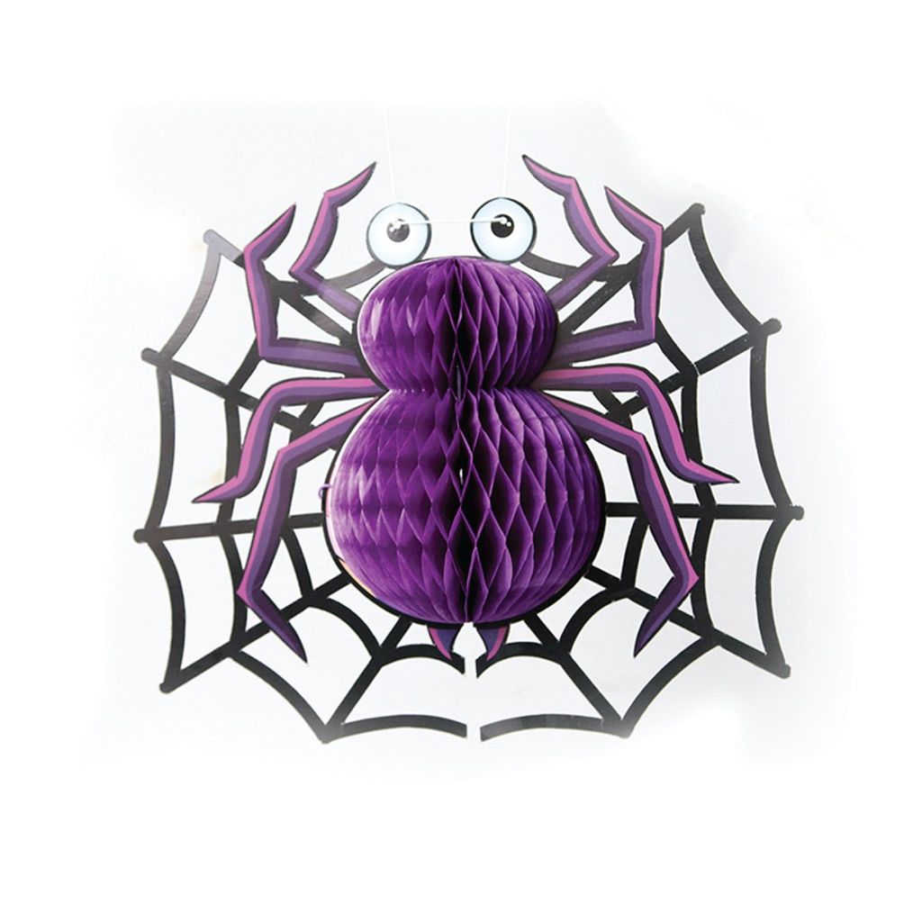 Purple Spider Hanging - Party and Festive Needs | Buy online on ZillyBuy