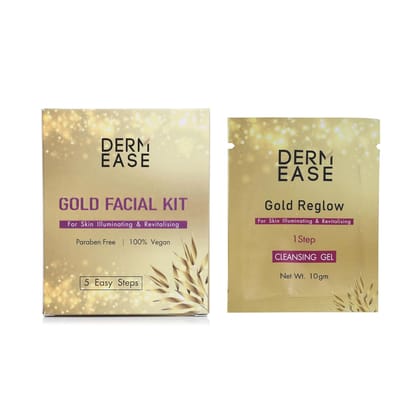 Dermease Gold Facial Kit for Instant Glow & Radiant Skin