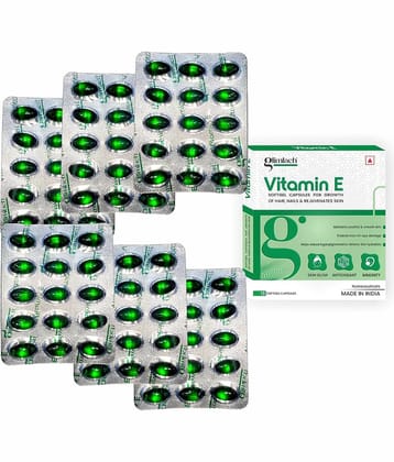 GLIMLACH Vitamin E For Face Hair Pimple Glowing Skin & hair care (Pack of 6)