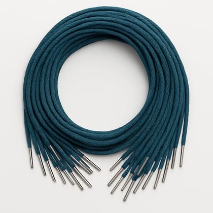 File Tag Thread � File Dhaga (Pack of 100) � Dark Teal � 22 Inch Length � Export Quality Thick Cotton Files Laces for Binding Documents, Practical Files & Office Records