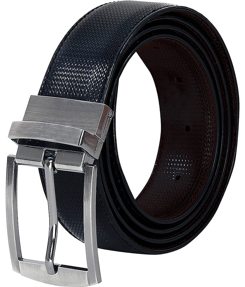 Leather World - Synthetic Men's Reversible Belt ( Pack of 1 )