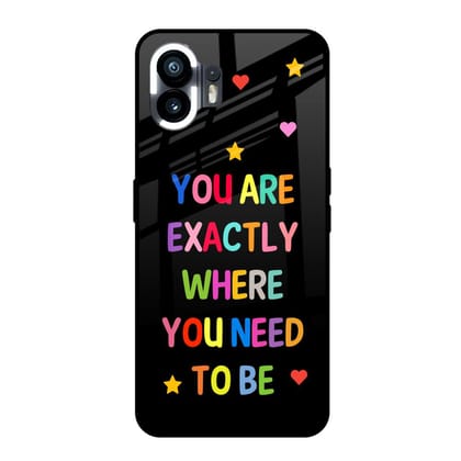 Magical Words Glass Case for Nothing Phone 2