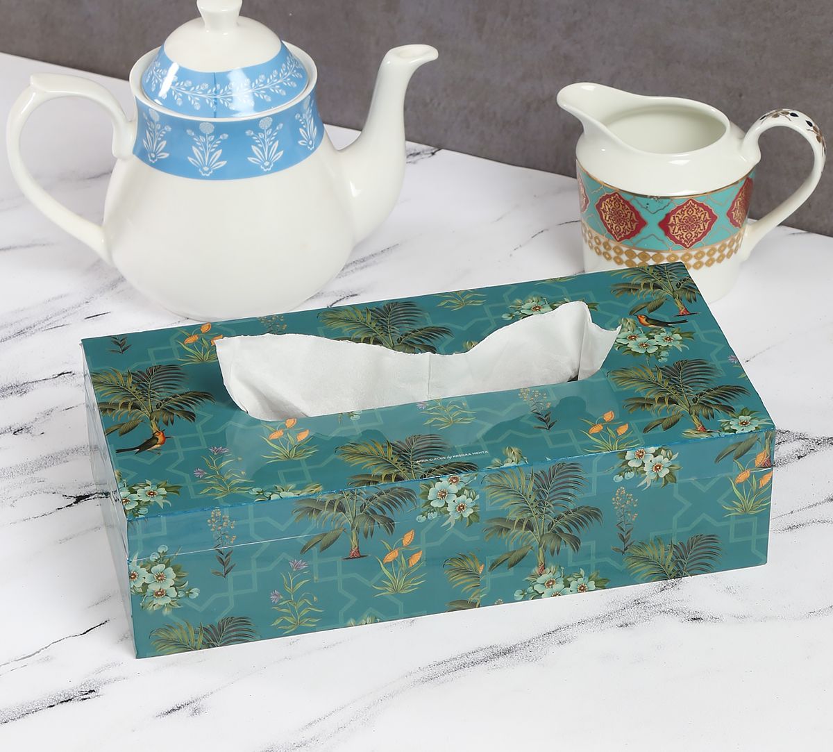 Robin Bird Park Tissue Box Holder