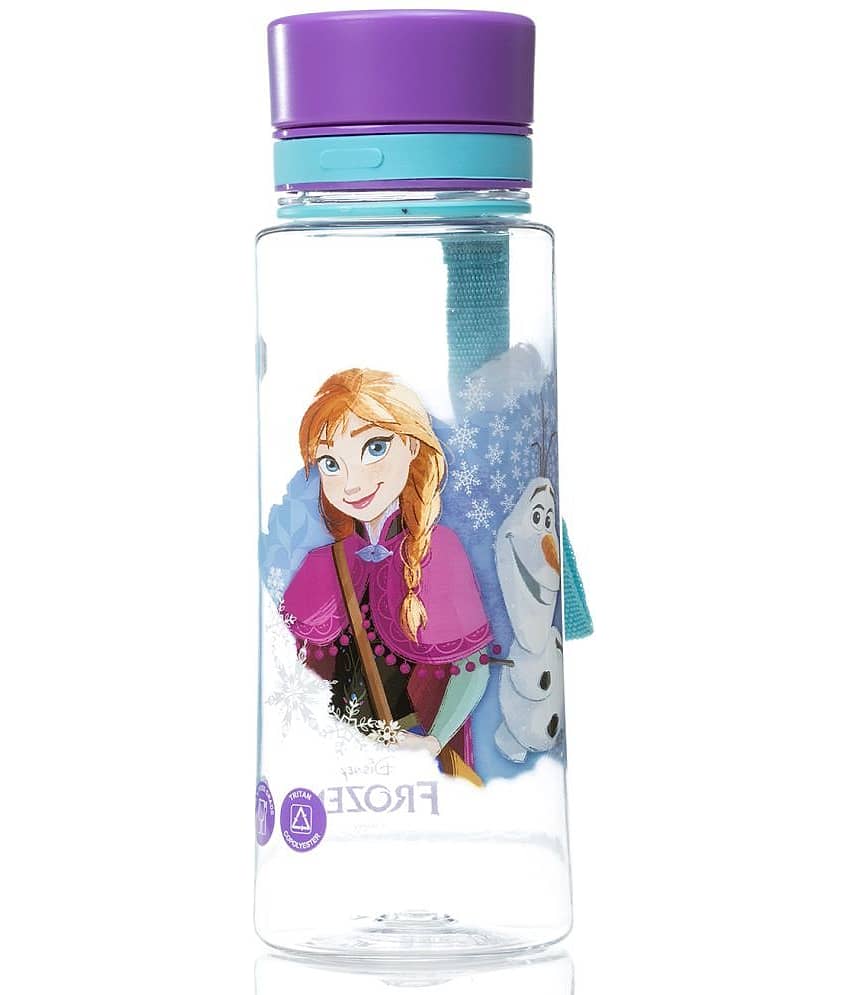 Gluman - Disney Frozen Sporty Purple School Water Bottle 650 mL ( Set of 1 )