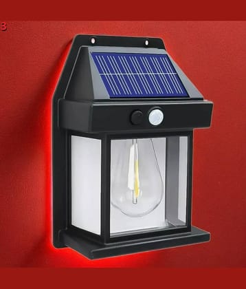 Spark World 5W Solar Outdoor Wall Light ( Pack of 1 )