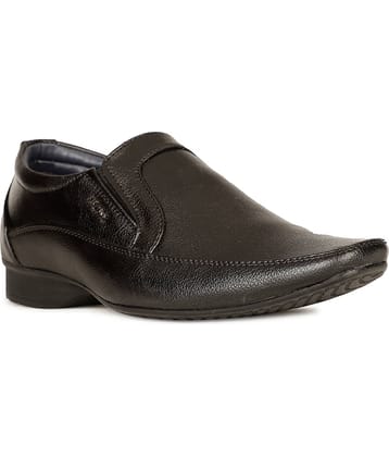 Bata Black Men's Slip On Formal Shoes