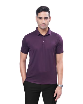 Select Silk Polo-Suave Wine / S