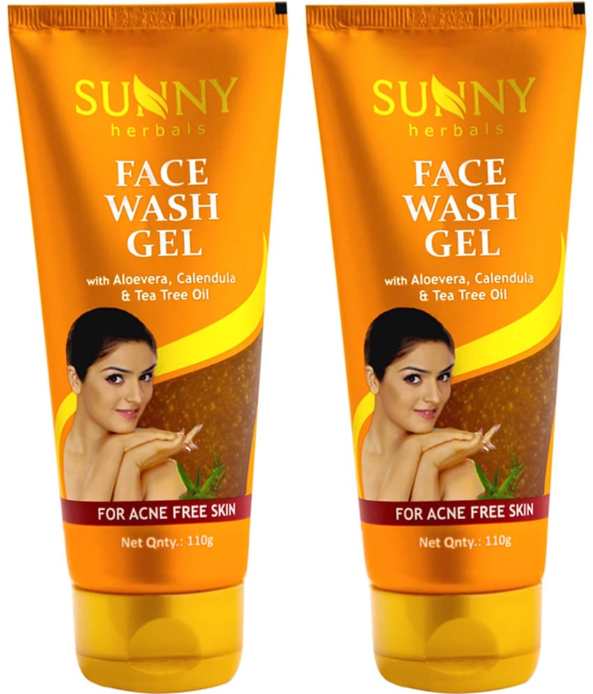 SUNNY HERBALS Tea Tree Oil Face Wash 110 mL Pack of 2