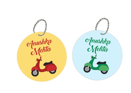 Bag Tags - Scooty-2 / Round