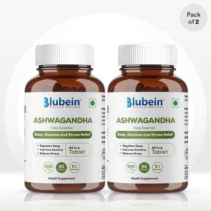 Ashwagandha for Stress Relief-Pack of 2 at ₹𝟔𝟗𝟗
