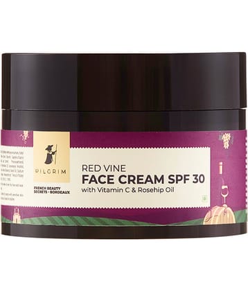 Pilgrim Red Vine Face Cream With Spf 30 Face Cream,For All Skin Type,50 G (pack Of 1)