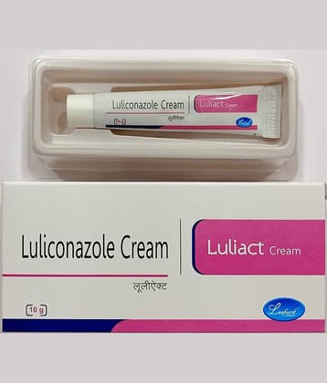 LULIACT LULICONAZOLE CREAM 10 GM ( PACK OF 5) - Day Cream for Combination Skin 60 ml ( Pack of 5 )
