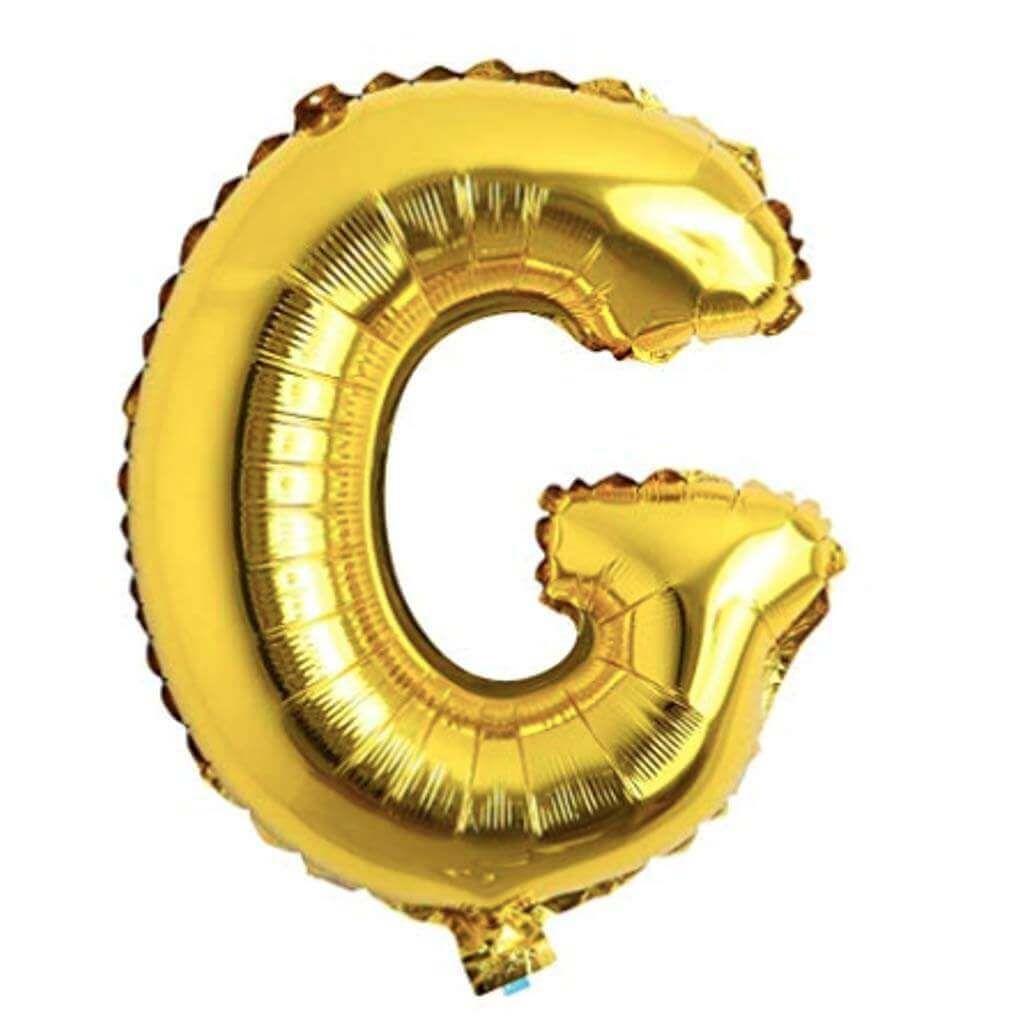 16" Letter G Golden Balloon - Party and Festive Needs | Buy online on ZillyBuy