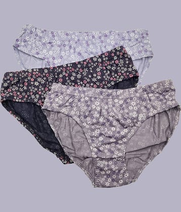 Ladyland Cotton Hipster ( Multicolor , Pack of 3 )