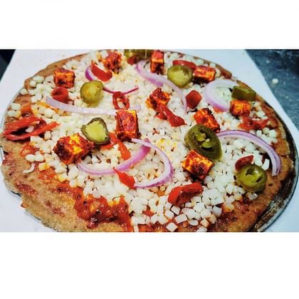 Spicy paneer pizza small (jowar & bajra)