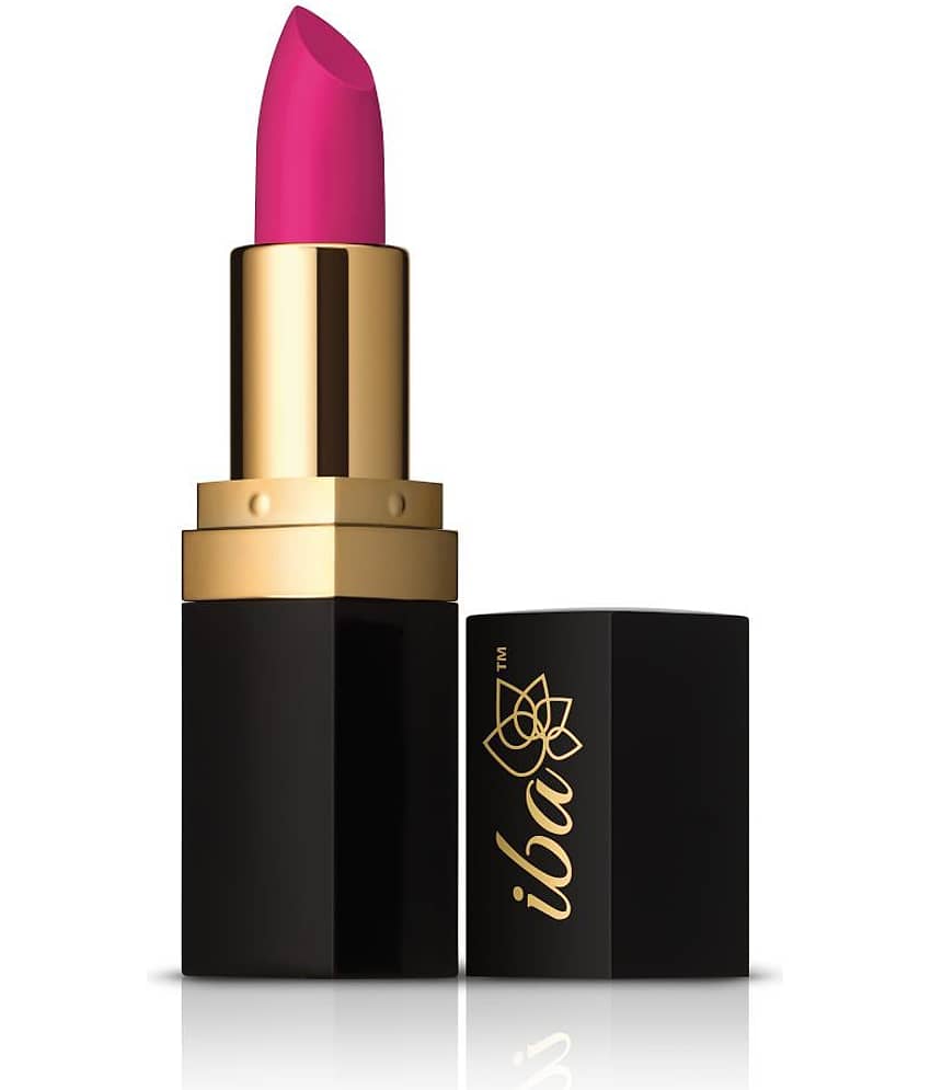 Iba Pure Lips Long Stay Matte Lipstick M12 Pink Orchid, 4g , Highly Pigmentated Long Lasting, (Pack of 1)