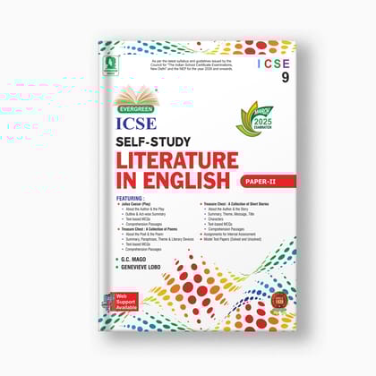 ICSE Self-Study In Literature In English - 9 (PAPER II)-Grade 09 / English