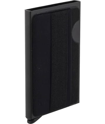 STYLE SHOES - Black Metallic Men's Short Wallet ( Pack of 1 )