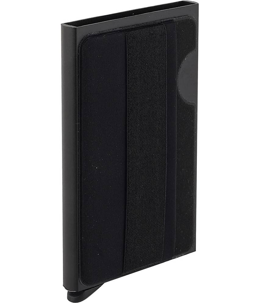 STYLE SHOES - Black Metallic Men's Short Wallet ( Pack of 1 )