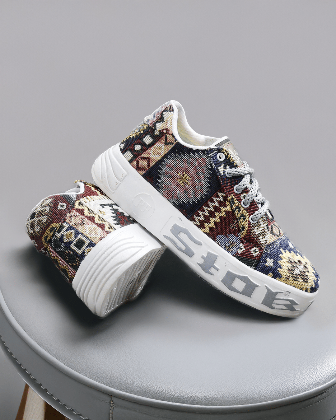 Woakers Mens Multicolor Casual Shoes for Stylish and Comfortable Everyday Wear - UK7