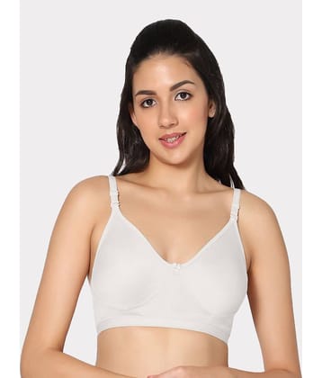 IN CARE LINGERIE Cotton Non Padded Women's T-Shirt Bra ( White )