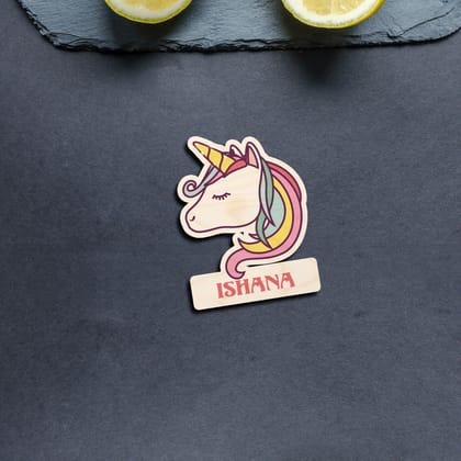 Personalised  Unicorn With Name Fridge Magnets-Style 1
