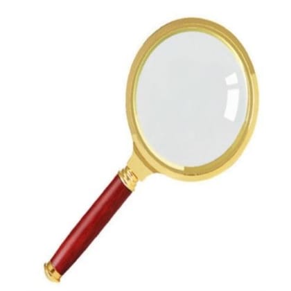 80Mm Golden Magnifying Glass