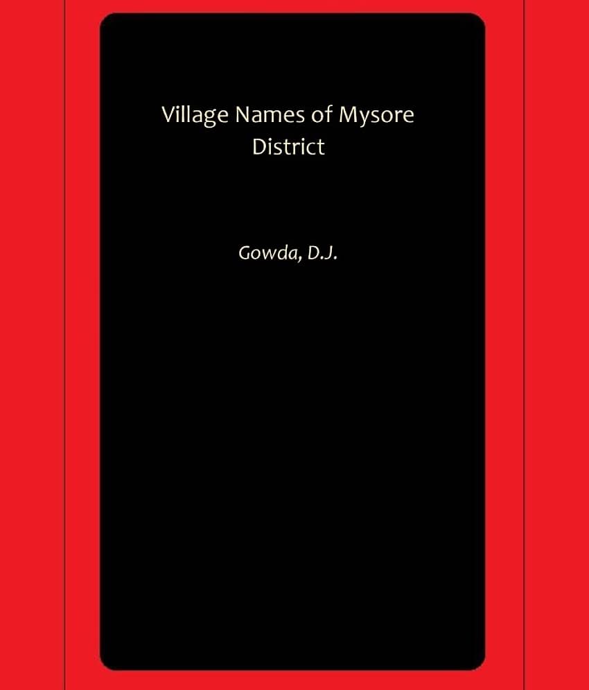 Village Names of Mysore District
