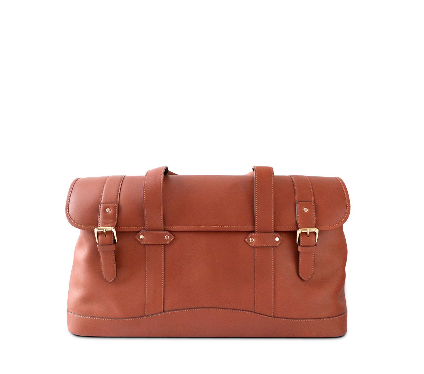 WINDSOR DUFFLE BAG-TAN LEATHER