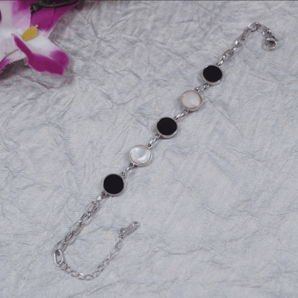 Stainless Steel Gold /Rosegold/Silver Plated White Black Dis