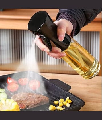 Flyhomes Glass Multicolor Oil Container ( Set of 1 )