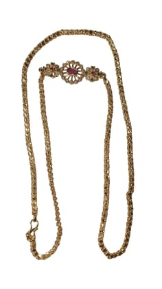 Elegant Gold Plated Necklace and Earrings Set