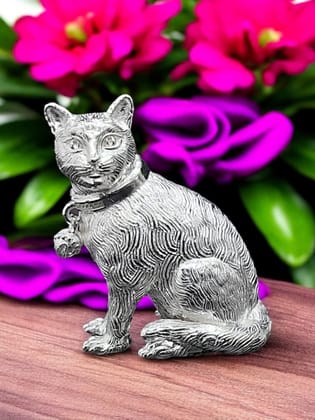 Pure Silver Cat Idol-20 gm