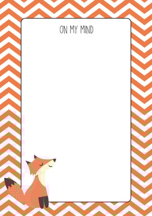 Note Pad - So Foxy-Personalised
