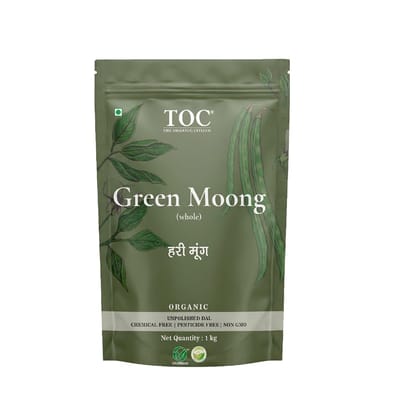 The Organic Citizen | Organic Green Moong (PARENT) | Sabut Moong Dal | Unpolished | Pure & Protein-Rich | Chemical Free Natural Dal