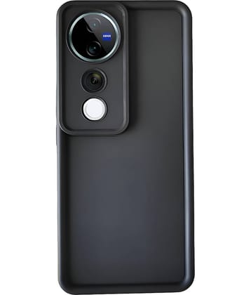 Scalebee Plain Cases Compatible For Silicon Vivo V40 Pro 5G ( Pack of 1 )